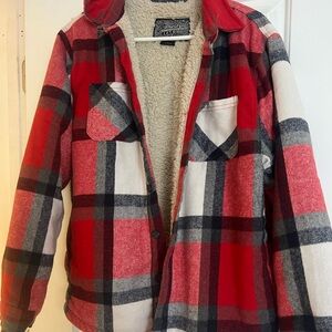 TRADEMARK BROOKLYN CLOTH Men’s Flannel Jacket Size L
